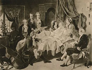 Composing Prints: The Deathbed of Mozart, 1910. Creator: Henry Nelson O Neil