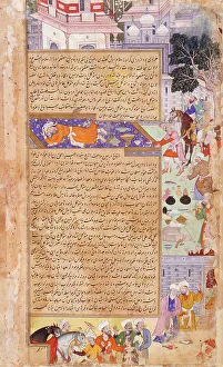 Abbasid Dynasty Prints: Deaths of Al-Wathiq and Muhammad B