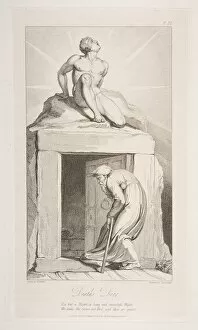Blair Gallery: Deaths Door, from The Grave, a Poem by Robert Blair, March 1, 1813