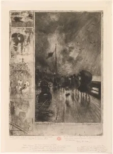 Un Debarquement en Angleterre, (Landing in England) 1879