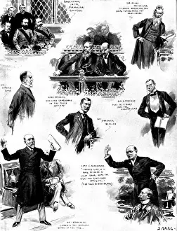 Front Page Prints: The Debate on the Army Estimates in the House of Commons, 1898. Creator: Unknown