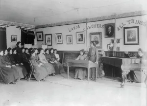 Debating Prints: Debating class, Carlisle Indian School