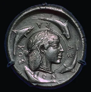 Coinage Prints: Decadrachm of Syracuse of the fifth century BC