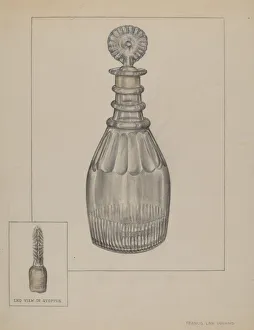 Francis Law Durand Prints: Decanter, c. 1937. Creator: Francis Law Durand