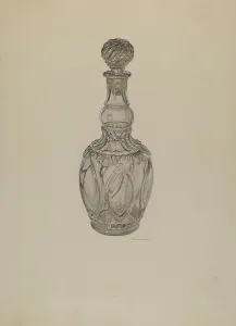 Decanter Prints: Decanter, c. 1940. Creator: George Yanosko