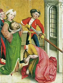The Decapitation of St John the Baptist, 15th century. Creator: Master of the Eggenburg Altar
