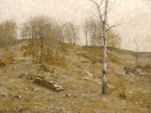 December Prints: December Uplands, 1919. Creator: Bruce Crane