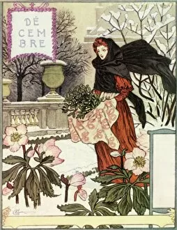 Calendar Gallery: Decembre, 1896. Creator: Eugene Samuel Grasset