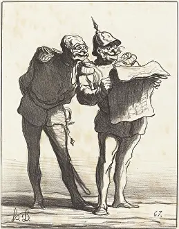 Propaganda Prints: Decidement on ne peut pas... 1870. Creator: Honore Daumier