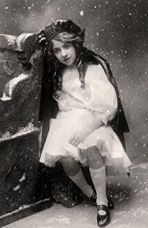 Images Dated 1st August 2007: Decima Brooke in Little Red Riding Hood, 1907