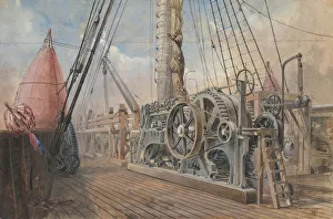 Field Cyrus West Gallery: Deck of the Great Eastern, the Cable Trough, etc. 1866, 1865-66