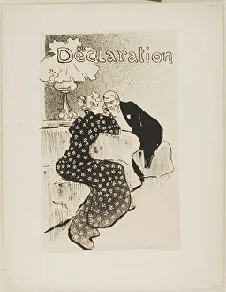Declaration Prints: The Declaration, 1894. Creator: Theophile Alexandre Steinlen