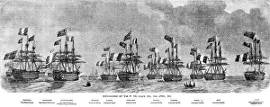 Declaration of War in the Black Sea, 1854. Creator: Unknown