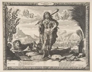 Declaration Of War Gallery: Declaration of War on Spain by Louis XIII: The King as Hercules, ca. 1635