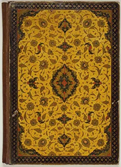 Symmetrical Prints: Decorated Bookbinding, 18th century. Creator: Unknown