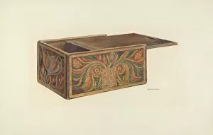 Period Collection: Decorated Box, 1935 / 1942. Creator: Carl Strehlau