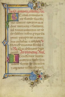 Andrea Gualengo Prints: Decorated Initial B: Decorated Initial I; Gualenghi-d'Este Hours