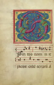 Horns Prints: Decorated Initial S, late 15th or early 16th century. Creators: Unknown, Antonio da Monza
