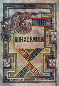 Dark Ages Prints: Decorated page, 800 AD, (20th century)