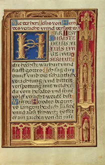 Albert Of Brandenburg Prints: Decorated Text Page; Prayer Book of Cardinal Albrecht of Brandenburg