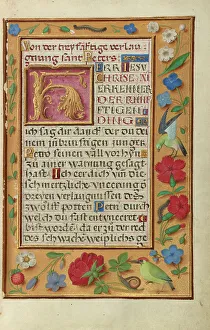 Albert Of Brandenburg Prints: Decorated Text Page; Prayer Book of Cardinal Albrecht of Brandenburg