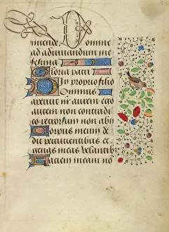 Burgundian Prints: Decorated Text Page; Prayer Book of Charles the Bold