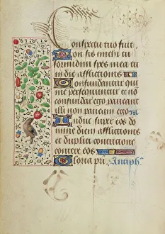 Burgundian Prints: Decorated Text Page; Prayer Book of Charles the Bold