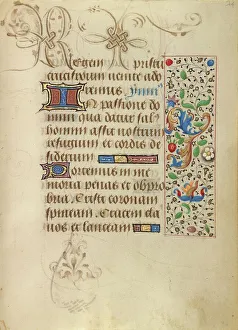 Burgundian Prints: Decorated Text Page; Prayer Book of Charles the Bold