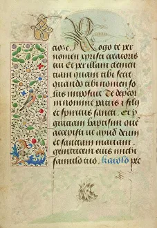 Burgundian Prints: Decorated Text Page; Prayer Book of Charles the Bold, 1469. Creator: Nicolas Spierinc