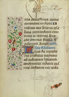 Burgundian Prints: Decorated Text Page; Prayer Book of Charles the Bold