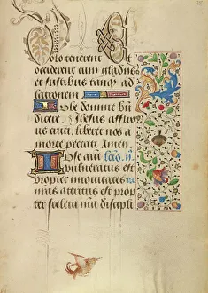 Burgundian Prints: Decorated Text Page; Prayer Book of Charles the Bold