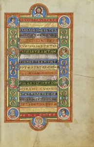 Decorated Text Page; Stammheim Missal, probably 1170s. Creator: Unknown