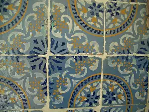 Tunisia Africa Prints: Decorated tiles, Dar Essid Museum, Sousse, Tunisia, 2009. Creator: Amanda Waite