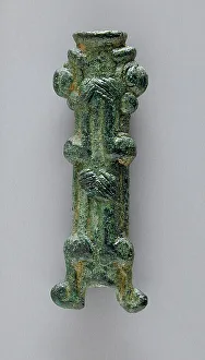 Mould Prints: Decorated Tube, between c.1000 and c.650 B.C.. Creator: Unknown