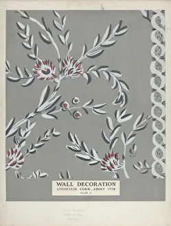 Decorated Wall, c. 1938. Creator: Martin Partyka