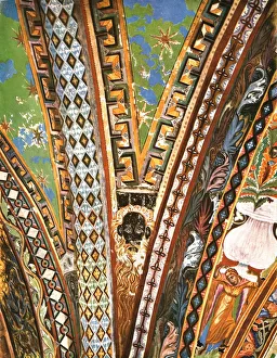 Decoration in the Basilica of Saint Francis, Assisi, Italy, (1928). Creator: Unknown