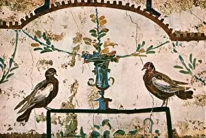 Josef Gallery: Decoration in the Catacombs of Praetextatus on the Via Appia, Rome, Italy, (1928)