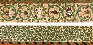 Bossert Gallery: Decoration in Kumla Church, Sweden, (1928). Creator: Unknown