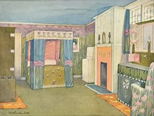 The Decoration of a Small Bedroom, c1899. Artist: Mackay Hugh Baillie Scott