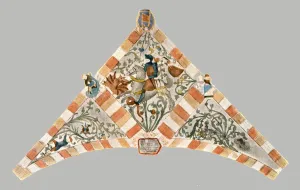 Hellmut Theodor Prints: Decoration in St Peters Church, Bastogne, Belgium, (1928). Creator: Unknown