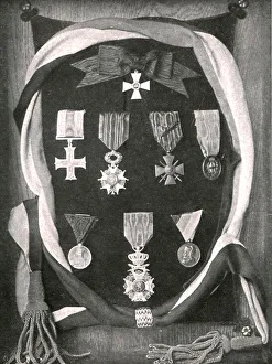 Courage Prints: Decorations de Guerre; les decorations de Verdun, 1917. Creator: Unknown