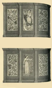 Burne Jones Edward Prints: Decorations of the West Dining-Room