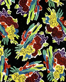 Decorative Composition, Individual flowers, C1900-1949. Artist: Alexandra Exter