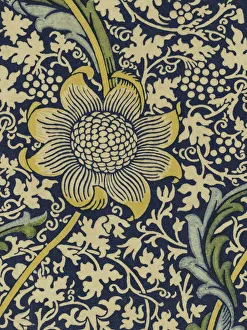 Decorative fabric, 1876. Creator: Morris, William, Morris Tapestry Works (1834-1896)