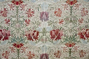 Decorative Fabric Gallery: Decorative fabric, 1880. Creator: Morris, William, Morris Tapestry Works (1834-1896)