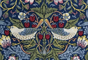 Decorative Fabric Gallery: Decorative fabric, 1883. Creator: Morris, William, Morris Tapestry Works (1834-1896)