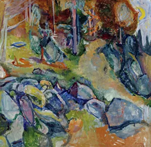 Decorative Landscape, 1909. Creator: Ludvig Karsten