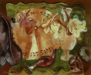 Hodgkins Frances Prints: Decorative motif, c1935. Creator: Frances Hodgkins