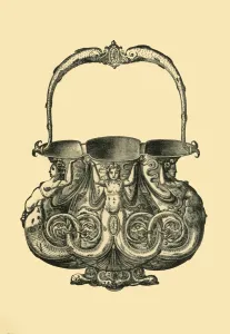 Mermaid Prints: Decorative object, (1881). Creator: Unknown
