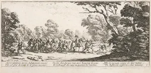 Decouverte des malfaiteurs (Discovery of the Malefactors), 1633. Creator: Jacques Callot